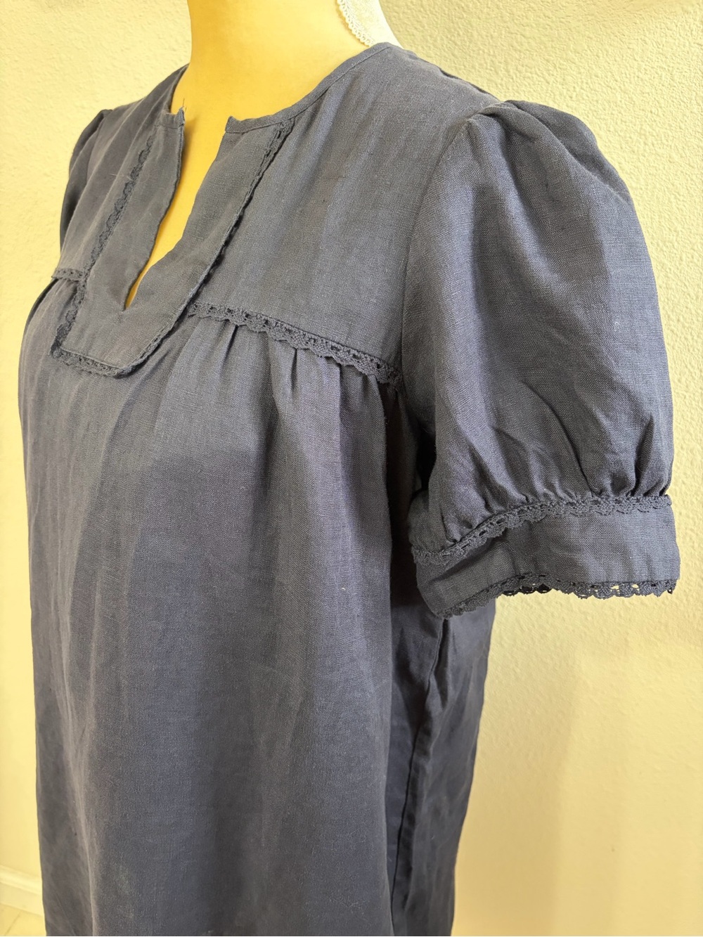 Tuckernuck Bridget Navy Linen Dress - Picture 5 of 11